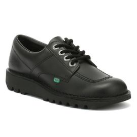 Kickers Hommes Kick Lo Chaussures En Cuir Noir - 41 - 46