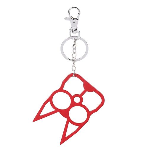 Lunettes En Métal Chat Porte-Clés Pour Femmes Et Filles,Pendentif De Sac À Dos Mignon,Accessoires De Bijoux,Porte-Clés Animal Drôle Classique,Cadeau - Type Red