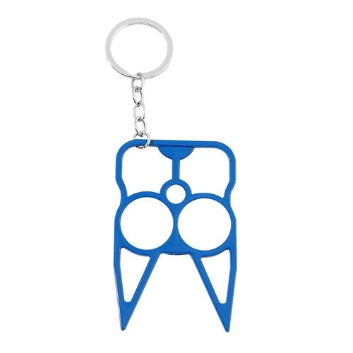 Lunettes En Métal Chat Porte-Clés Pour Femmes Et Filles,Pendentif De Sac À Dos Mignon,Accessoires De Bijoux,Porte-Clés Animal Drôle Classique,Cadeau - Type Blue
