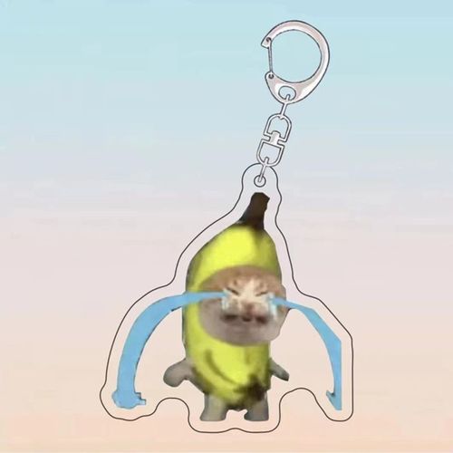 Porte-Clés Pendentif Chat Drôle Pour Homme,Porte-Clés En Métal,Porte-Clés De Voiture,Accessoires De Clé,Lien Joresin,Porte-Clés De Sac Happy Gels,Cadeau Étudiant - Type 01-Key Chain
