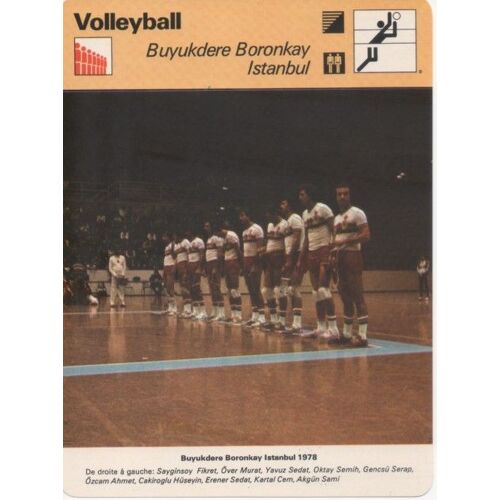 Fiche De Volleyball Sur Buyukdere Boronkay Istanbul