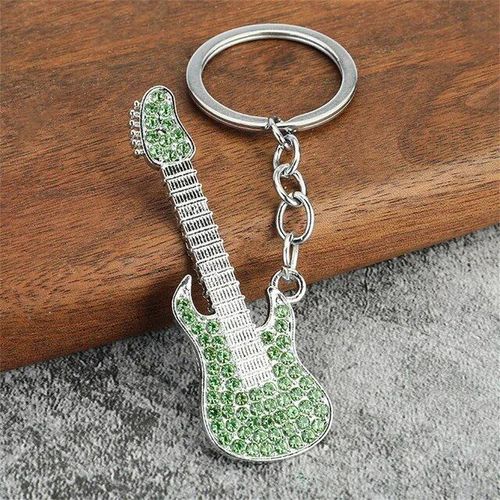 Jekeychain Électrique De Style Punk Vintage,Breloques Coeur Et Étoile,Porte-Clés Pour Les Amateurs De Musique,Cadeaux De Décoration De Sac - Type P