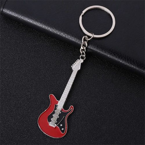 Jekeychain Électrique De Style Punk Vintage,Breloques Coeur Et Étoile,Porte-Clés Pour Les Amateurs De Musique,Cadeaux De Décoration De Sac - Type H
