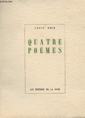 Quatre Poèmes