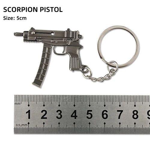 Pubg-Porte-Clés Pendentif Modèle D'arme Csgo Mini Mauser Safea4 Pour Homme,Porte-Clés En Métal,Bijoux À Collectionner,Cs Go M762 Memployer P911 - Type 5cm Scorpion