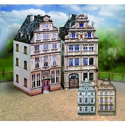 Maquette En Carton : Vieilles Maisons : Coffret 6-Schreiber-Bogen