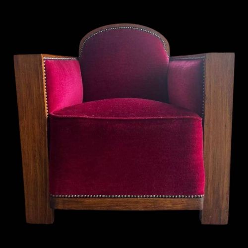 Fauteuil Art Dco Vintage Fauteuil Club Fauteuil Une Place Rose