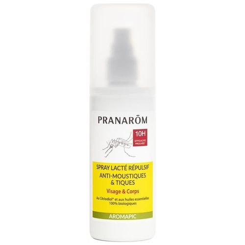 Pranarôm Aromapic Spray Lacté Anti-Moustiques 100 ml