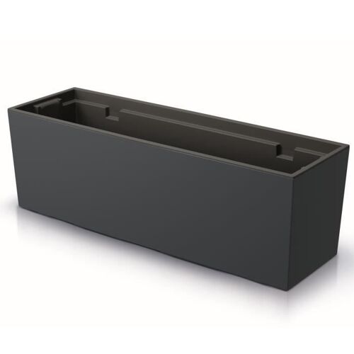 Pot De Fleur Jardiniere 77x24 Cm Bac De Balcon Résistant Aux Uv Intérieur - Extérieur Boite A Fleur Anthracite