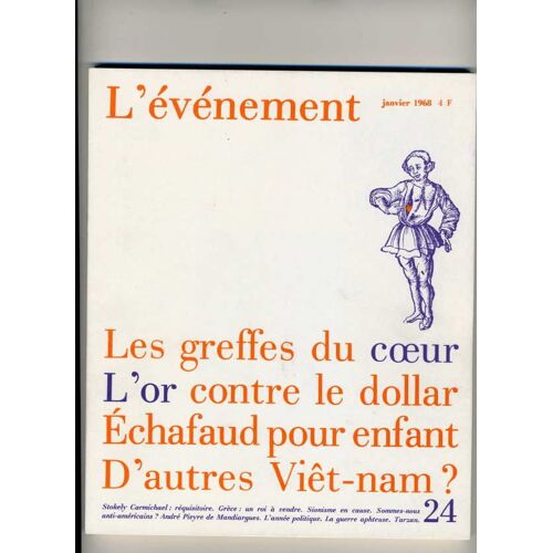 Evenement (L') N° 24 Du 01/01/1968