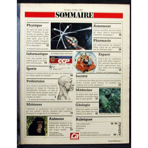 Ça M'intéresse N° 15