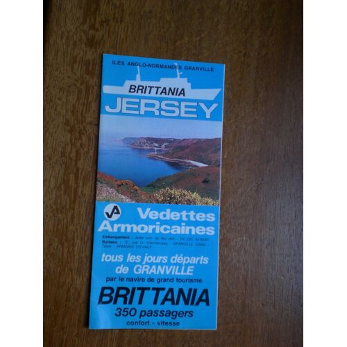 Dépliant Britania Jersey