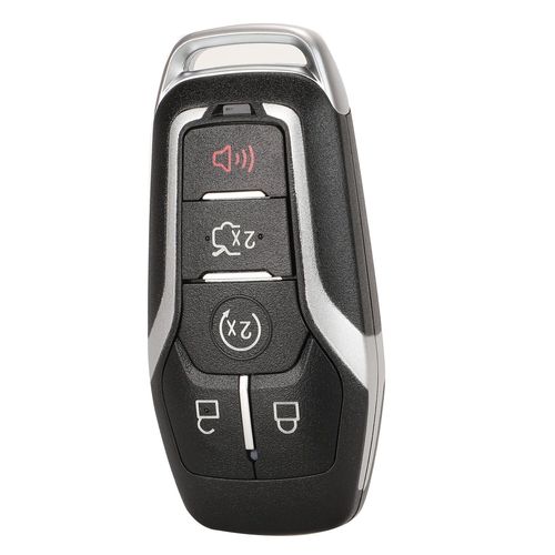 Jingyuqin-Boîtier De Clé À Distance Intelligente,3/4/5 Boutons,Pour Ford Mustang Edge Explorer Ktmondeo Kuka,Coque De Clé De Voiture,Lame Non Coupée - Type 5buttons