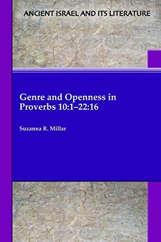 Genre And Openness In Proverbs 10