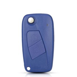 Ellyyou-Coque De Clé De Voiture À 2/3 Boutons,Télécommande Pliante,Lame Non Coupée,Fiat 500 Punto Stilo Ducato Krasnodoblo Bravo - Type 2 Buttons Blue