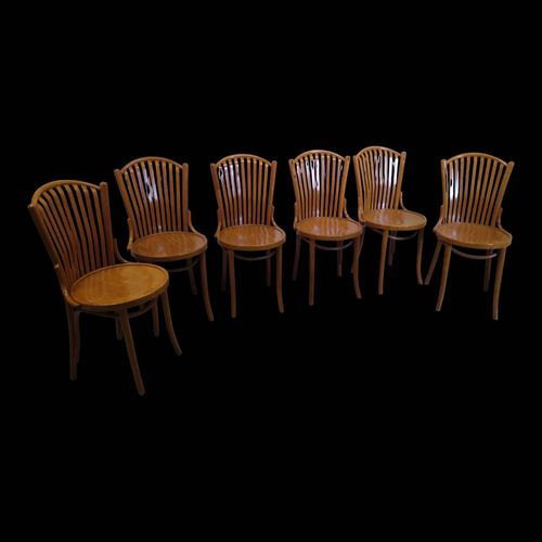 Chaises bistrot vintage bois