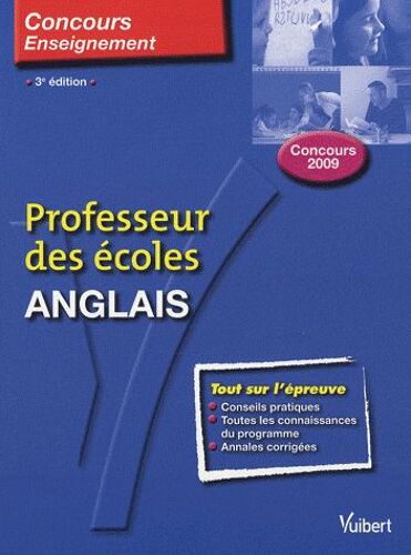 Anglais - Professeur Des Écoles