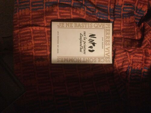 Notes Sur La Peinture D Aujourd’Hui Par Jean Bazaine