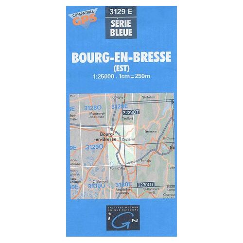 Bourg En Bresse (Est) - 1/25 000