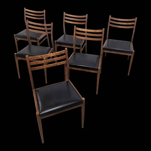 Suite De Six Lgantes Chaises Scandinaves Bois