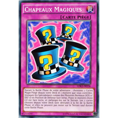 Carte Yu-Gi-Oh Ldk2-Fry36 Chapeaux Magiques 2ed/2st Commune Neuf Fr