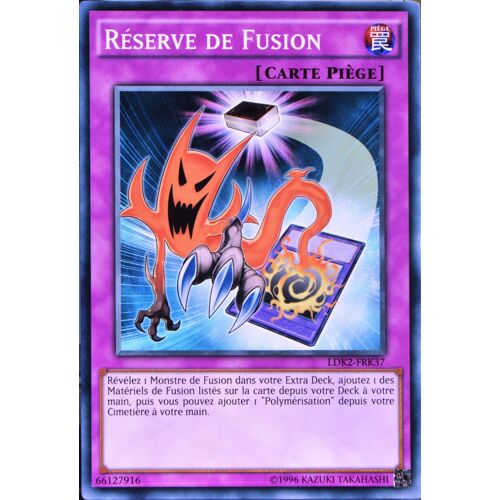Carte Yu-Gi-Oh Ldk2-Frk37 Réserve De Fusion 2ed/2st Commune Neuf Fr