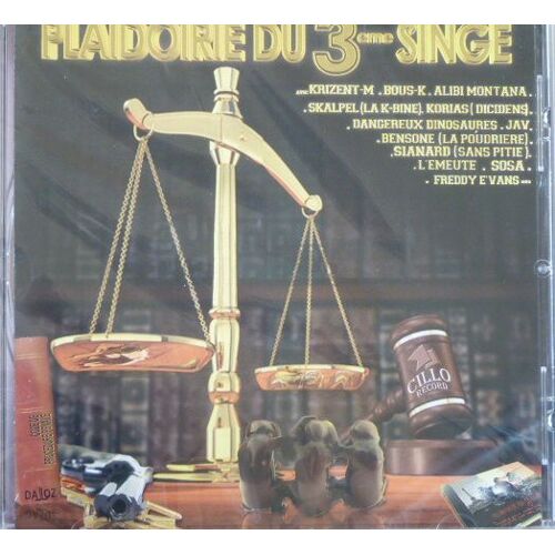 Plaidoirie Du 3eme Singe / Cd Album