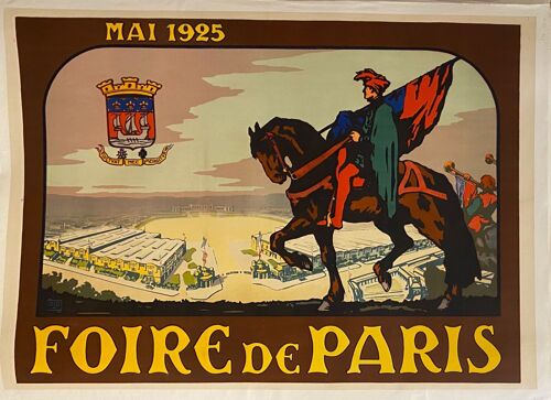 Affiche Foire De Paris 1925