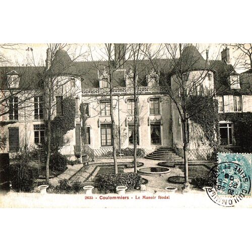 Carte Postale Ancienne, France, Seine Et Marne ( 77 ), Coulommiers, Le Manoir Féodal