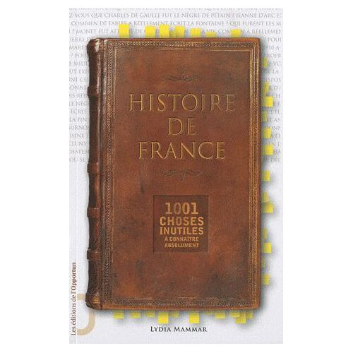 Histoire De France - 1001 Choses Inutiles À Connaître Absolument