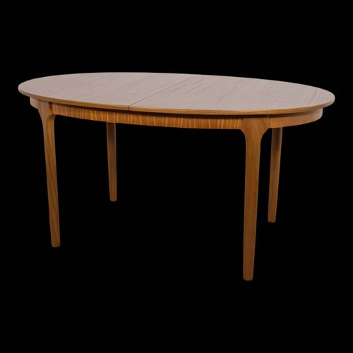 Table Manger Ovale Extensible En Teck Du Milieu Du Sicle De Mcintosh Royaumeuni Marron