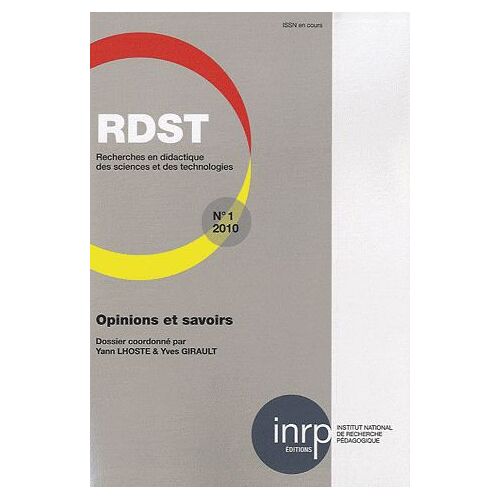 Rdst N° 1-2010 - Opinions Et Savoirs