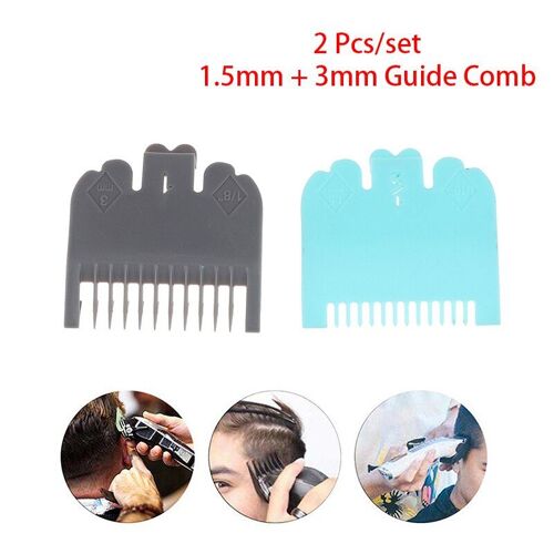 Jeu de peignes de limite compatibles avec WAHL, tondeuse à cheveux électrique, Guide de coupe, peigne, ensemble d'outils de coiffure, 2 pièces