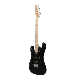 Ges 100 Noire Mate Guitare Électrique Gaucher
