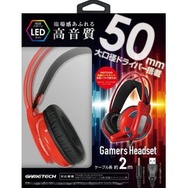 Gamers Headset For Nintendo Switch / Ps4 (Red) [Import Japonais]