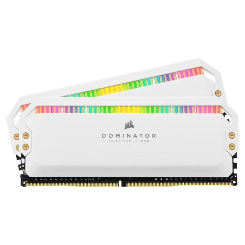 Dominator Platinum Rgb 32 Go (2 X 16 Go) Ddr4 3200 Mhz Cl16 - Blanc