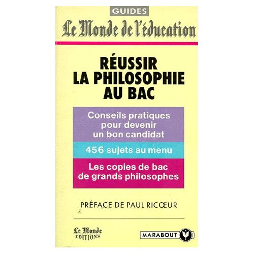 Reussir La Philosophie Au Bac
