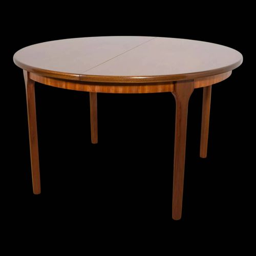 Table Manger Ronde Extensible Du Milieu Du Sicle De Mcintosh Royaumeuni 19 Marron