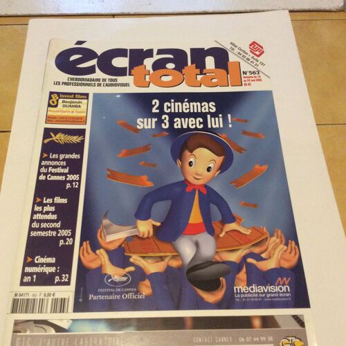 Ecran Total. Hebdomadaire . 563 De 2005