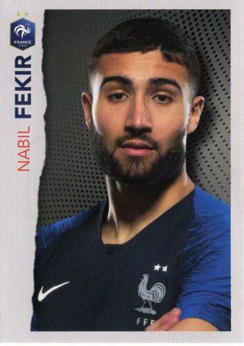 Autocollant Sticker Image Panini Foot Fff France Au Plus Près Des Bleus - 27 - Nabil Fekir / Intermarché 2020