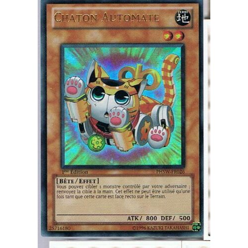 Chaton Automate (Wind-Up Kitten) - Yu-Gi-Oh! - Phsw-Fr026 - Ur