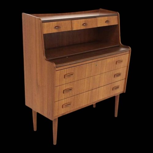 Secrtaire Scandinave Albert Hansen Mbelfabrik Danemark 1960 Bois