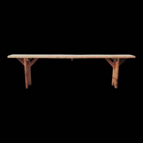 Banc vintage rnov en bois bois