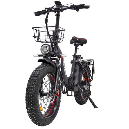 Vélo Électrique Drvetion Ct20 - 20*4.0 Pouces Moteur 750w Batterie 48v15ah Frein À Disque - Noir