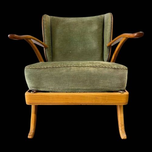 Fauteuil Vintage Fauteuil Club Fauteuil Knoll Antimott Vert