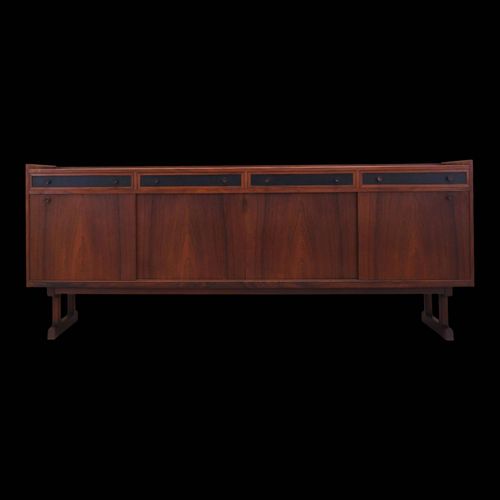 Buffet En Palissandre Design Danois Annes 1960 Fabricant Hans Bech Marron