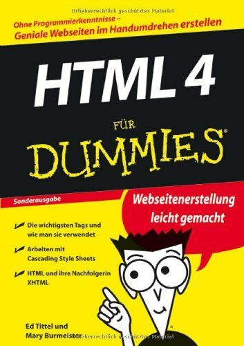Tittel, E: Html 4 Für Dummies