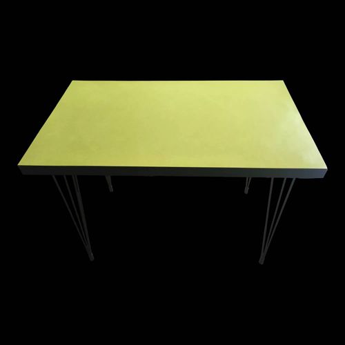 Table Formica Bistro Annes 50 Jaune