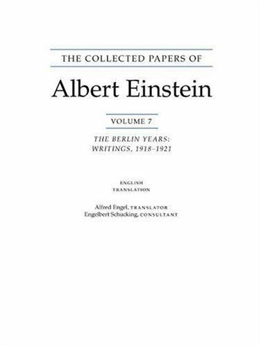 The Collected Papers Of Albert Einstein, Volume 7 (English)