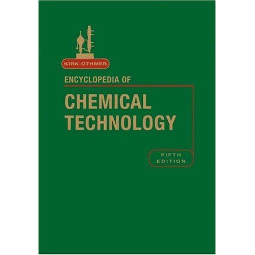 Kirk-Othmer Encyclopedia Of Chemical Technology, Volume 22